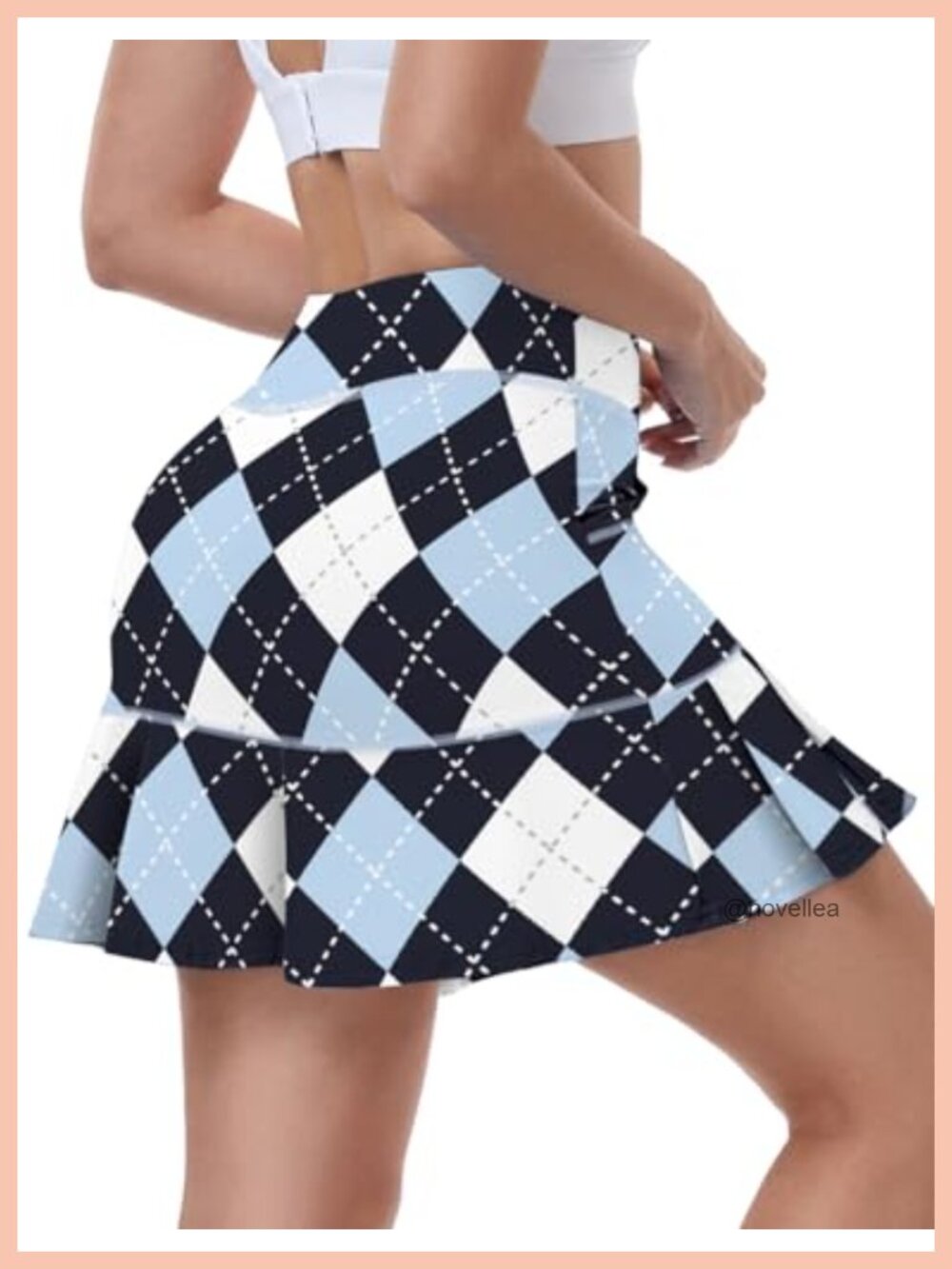 Women's Golf Skort with Pockets Athletic Tennis Pickleball Skirt High Waisted